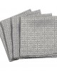 GREENWICH POLO CLUB ΣΕΤ ΠΕΤΣΕΤΕΣ ΦΑΓΗΤΟΥ 40Χ40 3005 GREY
