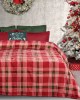 DAS HOME ΚΟΥΒΕΡΤΑ FLEECE 220Χ240 1361 GREEN, RED