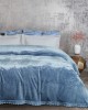 DAS HOME ΚΟΥΒΕΡΤΑ FLEECE 160Χ220 1186 DUSTY BLUE