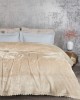 DAS HOME ΚΟΥΒΕΡΤΑ FLEECE 160Χ220 1187 BEIGE
