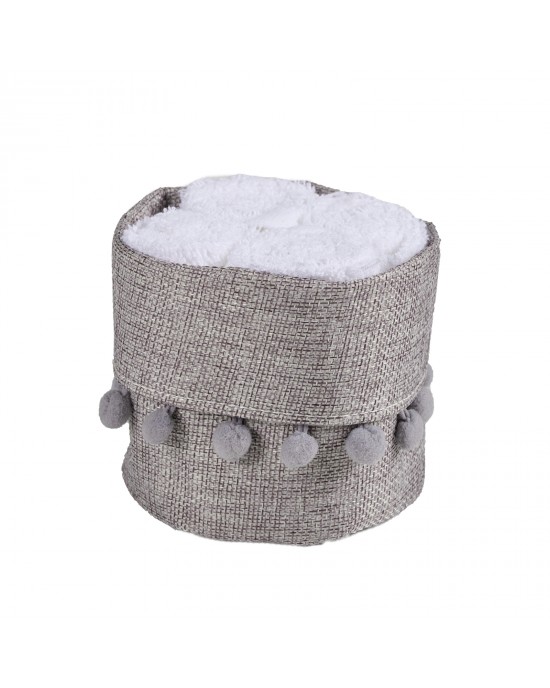 DAS HOME ΣΕΤ ΠΕΤΣΕΤΕΣ 4ΤΕΜΑΧΙΩΝ SOFT 4012 WHITE