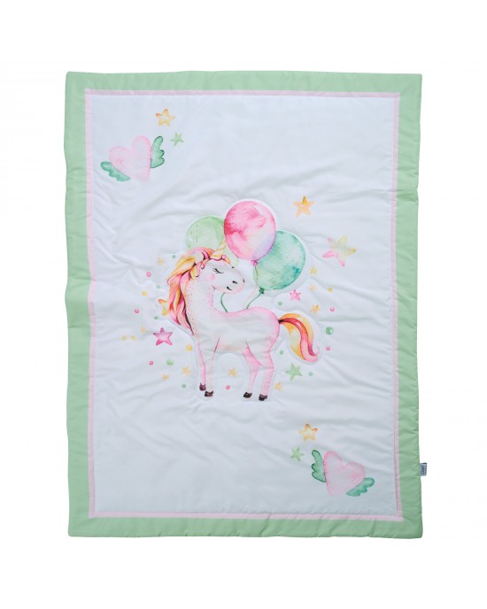 DAS BABY ΠΑΠΛΩΜΑ FUN DIGITAL 4919 MINT, PINK, WHITE