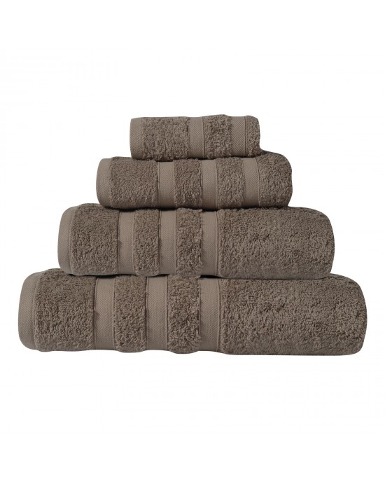 DAS HOME ΠΕΤΣΕΤΑ ΜΠΑΝΙΟΥ PRESTIGE 90Χ160 1162 TAUPE