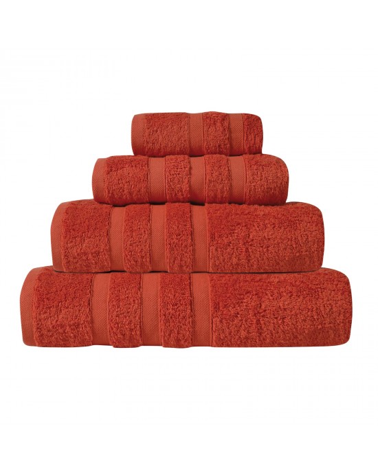 DAS HOME ΠΕΤΣΕΤΑ ΜΠΑΝΙΟΥ PRESTIGE 90Χ160 1166 LIGHT TERRACOTTA