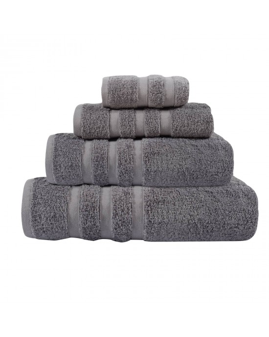DAS HOME ΠΕΤΣΕΤΑ ΜΠΑΝΙΟΥ PRESTIGE 90Χ160 1163 DARK GREY