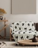 DAS HOME ΚΟΥΒΕΡΤΑ ΚΑΝΑΠΕ JACQUARD FLEECE 1382 BEIGE