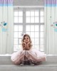 6463 CURTAIN-HOOKS 140X260 CREAM-PINK Nursery curtains