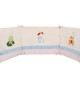 6511 ΠΑΝΤΑ ΚΟΥΝΙΑΣ BABY DREAM EMBROIDERY 45*195 ΡΟΖ Πάντες κούνιας