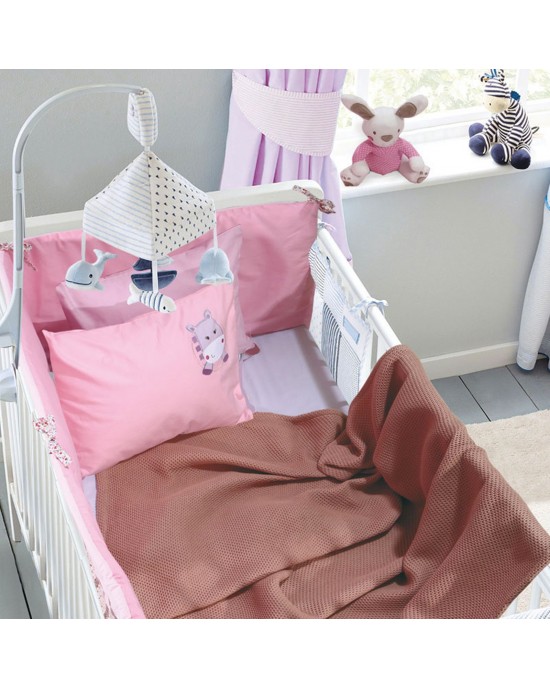6544 ΚΟΥΒΕΡΤΑ ΠΙΚΕ 80X110 BABY RELAX ΣΟΜΟΝ Κουβέρτες βρεφικές