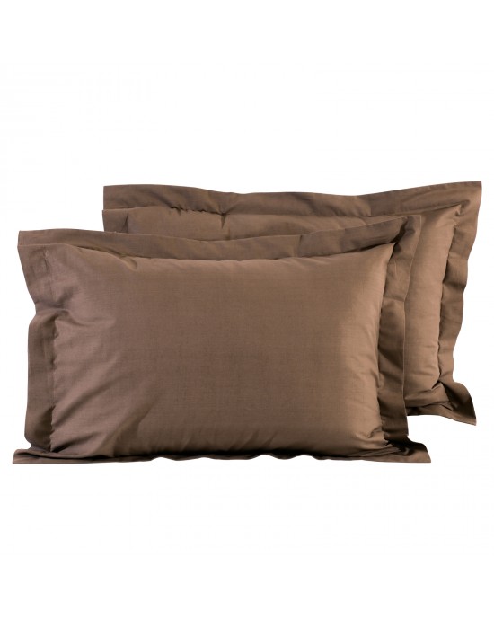 1004 ΖΕΥΓΟΣ ΜΑΞΙΛΑΡΟΘΗΚΕΣ ΚΑΦΕ 50*70+5