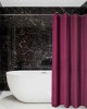 2583 GPC POLO BATHROOM CURTAIN 180Χ200 BORDEAUX Bathroom curtains