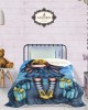5020 BLANKET FLEECE SHERPA 160X220 SANTORO GORJUSS- JUST BECAUSE BLUE Kids blankets