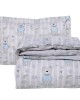 DAS KIDS 4767 SET OF FURNITURE SINGLE KID GRAY-ECRU-BLUE 160Χ240, 50Χ70 + 5