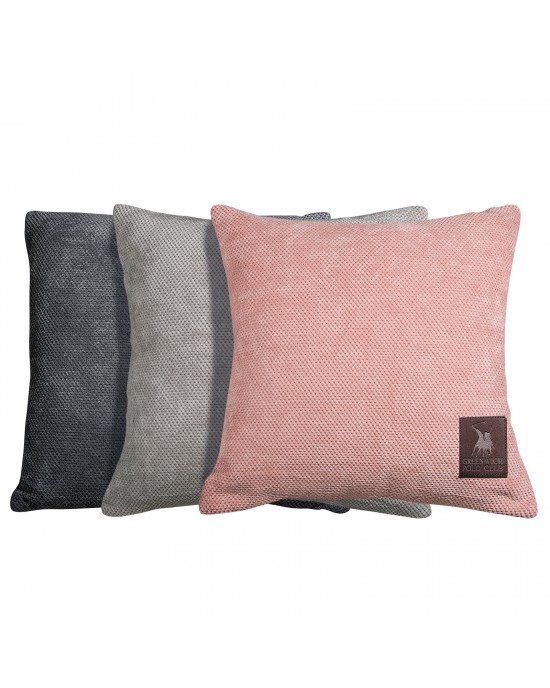 GREENWICH POLO CLUB 2733 FIGURE PILLOW 42Χ42 GREENWICH POLO CLUB GRAY