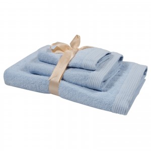 DASHOME 0586 ΣΕΤ ΠΕΤΣΕΤΕΣ 3ΤΕΜΑΧΙΑ BEST ΓΑΛΑΖΙΟ 30x50, 50x90, 70x140