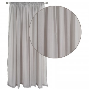 DASHOME 2196 ΚΟΥΡΤΙΝΑ 300Χ270 ΜΕ ΤΡΕΣΑ ΓΚΡΙ