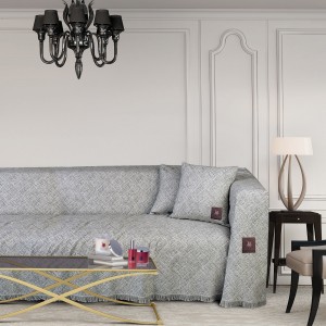 2781 ΔΙΑΚΟΣΜΗΤΙΚΟ ΜΑΞΙΛΑΡΙ 42X42 ΕΚΡΟΥ-ΓΚΡΙ GREENWICH POLO CLUB 