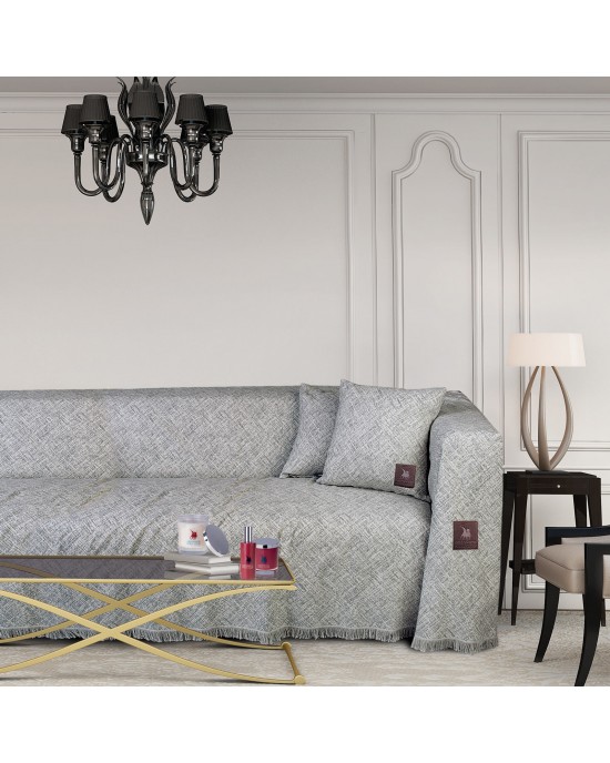 2783 ΡΙΧΤΑΡΙ 180Χ300 GREENWICH POLO CLUB ΤΡΙΘΕΣΙΟ ΕΚΡΟΥ-ΓΚΡΙ Decorative Pillows