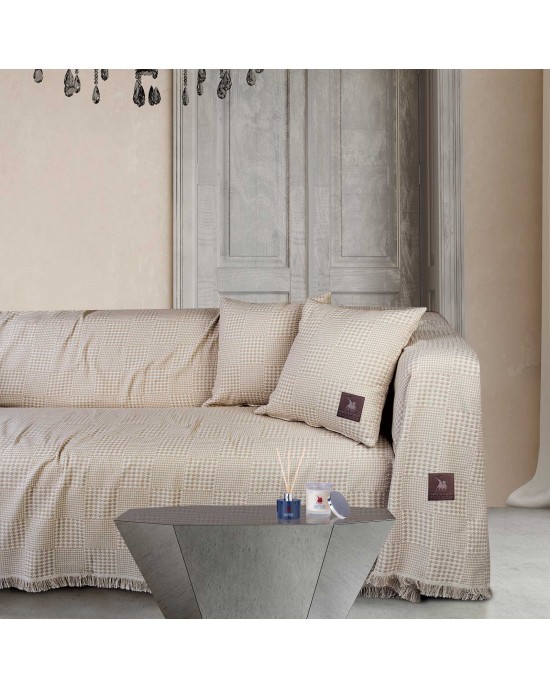 2787 ΡΙΧΤΑΡΙ 180Χ300 GREENWICH POLO CLUB ΤΡΙΘΕΣΙΟ ΕΚΡΟΥ-ΜΠΕΖ Decorative Pillows