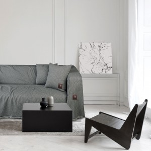 2788 ΔΙΑΚΟΣΜΗΤΙΚΟ ΜΑΞΙΛΑΡΙ 42X42 ΓΚΡΙ GREENWICH POLO CLUB 