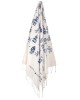 3670 ΠΕΤΣΕΤΑ-ΠΑΡΕΟ 80Χ180 GREENWICH POLO CLUB ΕΚΡΟΥ-ΜΠΛΕ Beach towels