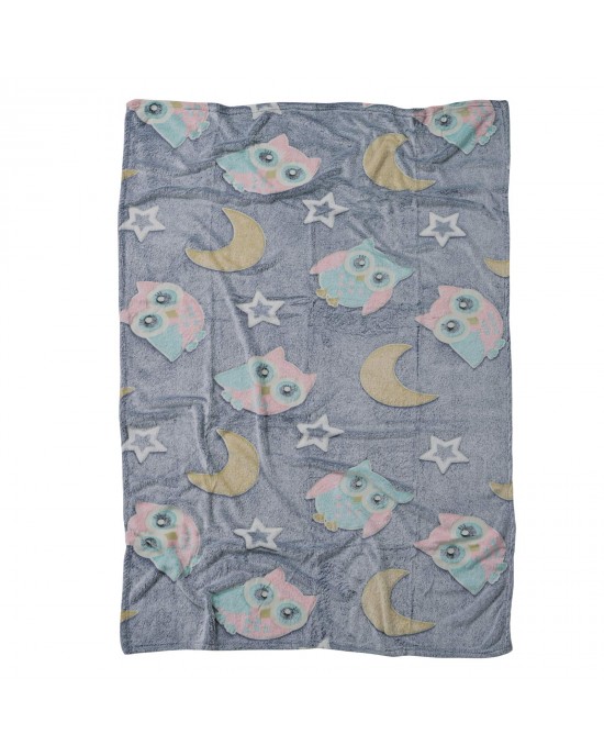DAS BABY 4864 ΚΟΥΒΕΡΤΑ FLEECE 80X110 RELAX