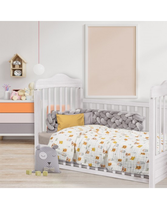 DAS BABY 6622 ΚΟΥΒΕΡΤΑ-ΜΟΥΣΕΛΙΝΑ 80X105 RELAX