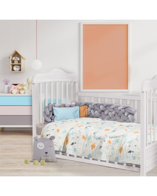 DAS BABY 6623 ΚΟΥΒΕΡΤΑ-ΜΟΥΣΕΛΙΝΑ 105X150 RELAX