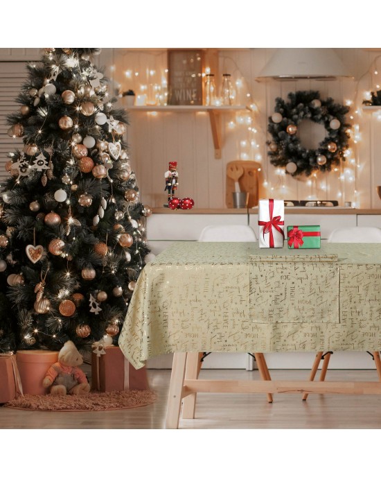 DAS HOME 0715 CHRISTMAS ΤΡΑΠΕΖΟΜΑΝΤΗΛΟ 140Χ220