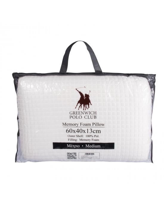 GREENWICH POLO CLUB 2342 ΜΑΞΙΛΑΡΙ 60Χ40 MEMORY FOAM GREENWICH POLO CLUB
