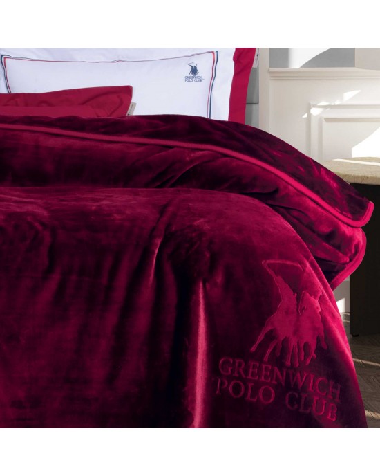 GREENWICH POLO CLUB 3438 ΚΟΥΒΕΡΤΑ VELOUR ΥΠΕΡΔΙΠΛH GREENWICH POLO CLUB