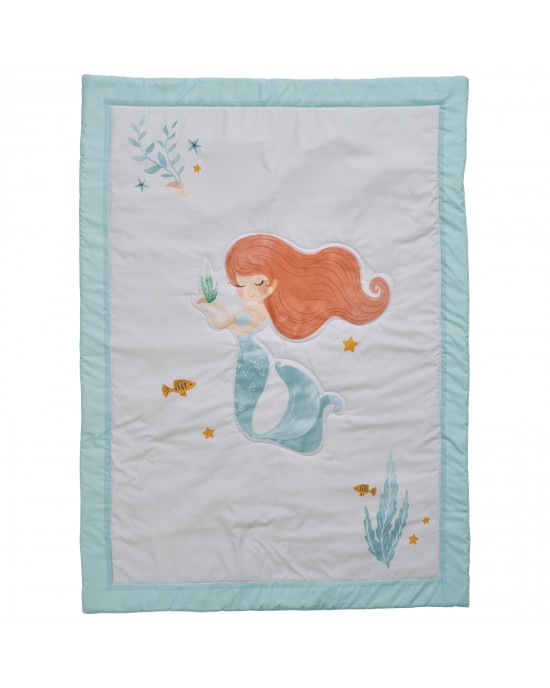 DAS BABY 4876 ΚΟΥΒΕΡΛΙ BABY FUN ΡΟΖ-ΛΙΛΑ-ΜΕΝΤΑ