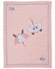 DAS BABY 4878 ΚΟΥΒΕΡΛΙ BABY FUN ΡΟΖ-ΛΕΥΚΟ-ΓΚΡΙ