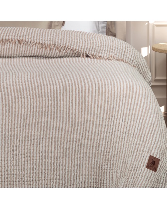 3468 ΚΟΥΒΕΡΤΑ 220X240 GREENWICH POLO CLUB ΧΡΥΣΟ