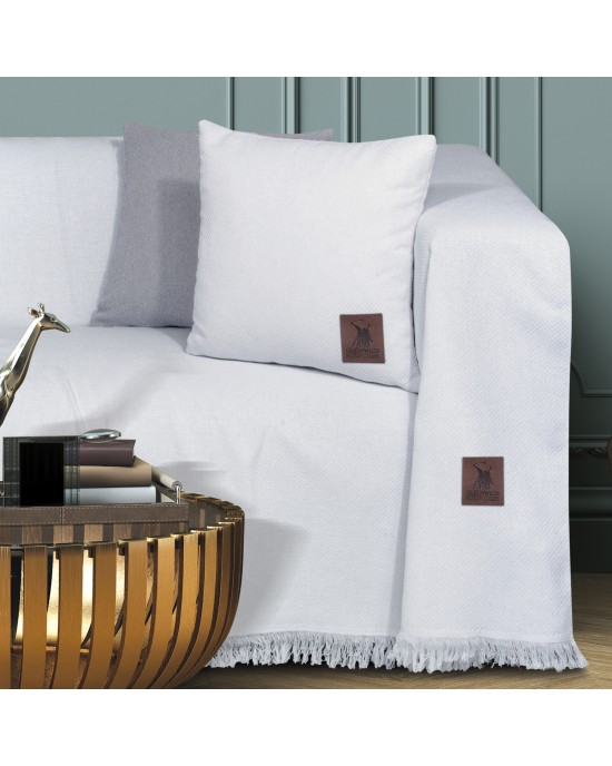 3915 ΡΙΧΤΑΡΙ 180Χ300 GREENWICH POLO CLUB ΛΕΥΚΟ