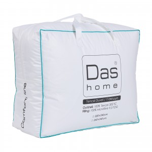 DAS HOME ΠΑΠΛΩΜΑ TENCEL 240Χ260 COMFORT 1429 WHITE