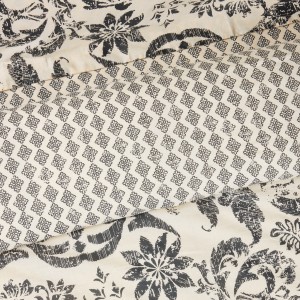 DAS HOME ΣΕΤ ΣΕΝΤΟΝΙΑ KING HAPPY 9677 BLACK, TAUPE