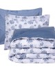 DAS HOME ΣΕΤ ΣΕΝΤΟΝΙΑ KING HAPPY 9672 BLUE, GREY
