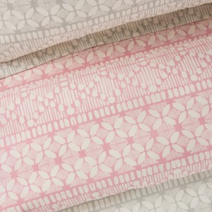 DAS HOME ΣΕΤ ΣΕΝΤΟΝΙΑ KING HAPPY 9674 GREY, ROSE