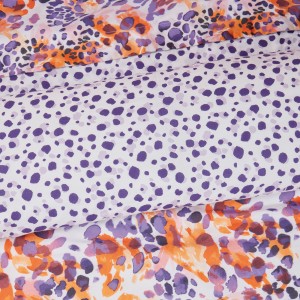 DAS HOME ΣΕΤ ΣΕΝΤΟΝΙΑ ΜΟΝΑ ΜΕ ΛΑΣΤΙΧΟ CASUAL 5430 ORANGE, PURPLE