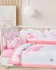 DAS BABY ΚΟΥΒΕΡΛΙ FUN 4936 PINK, WHITE