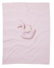 DAS BABY ΚΟΥΒΕΡΤΑ ΠΙΚΕ 75X100 RELAX 4956 PINK, WHITE