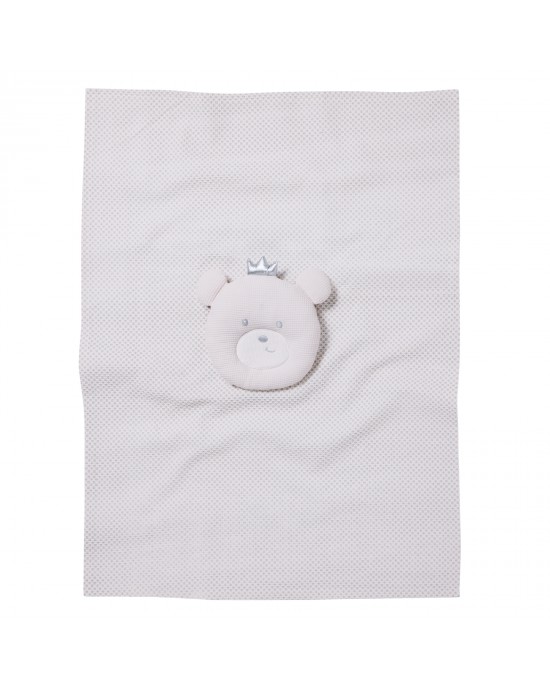 DAS BABY ΚΟΥΒΕΡΤΑ ΠΙΚΕ 75X100 RELAX 4958 GREY, WHITE