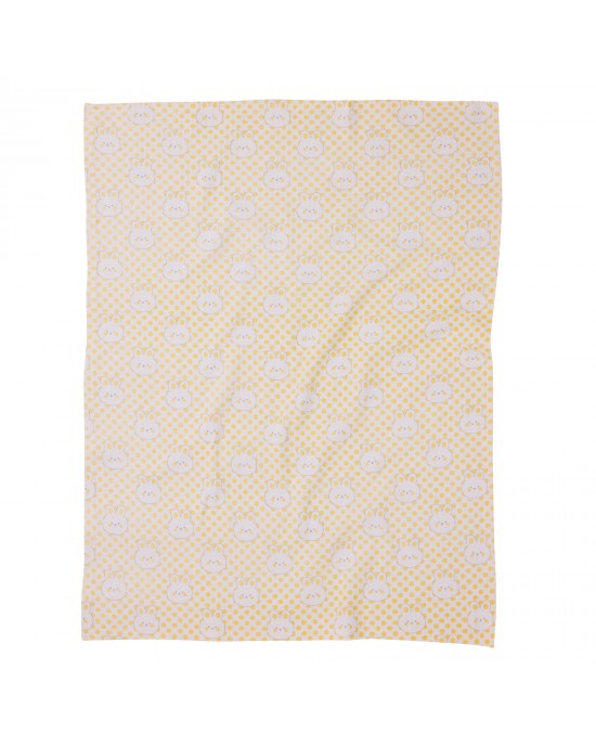 DAS BABY ΚΟΥΒΕΡΤΑ ΠΙΚΕ 75X100 RELAX 4961 YELLOW