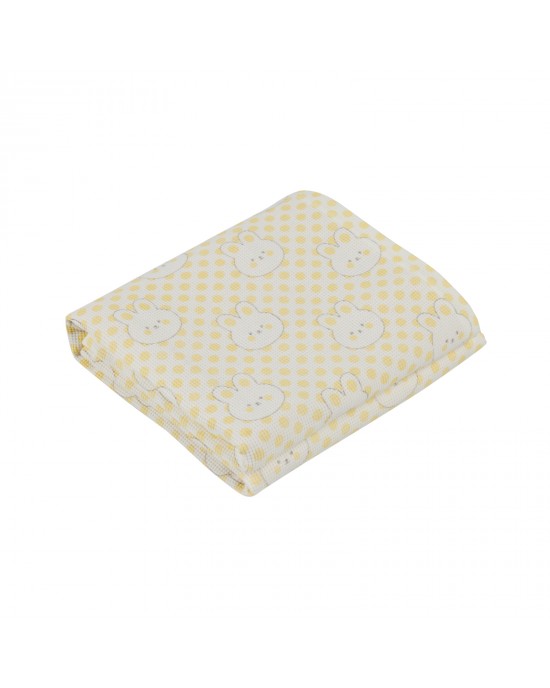 DAS BABY ΚΟΥΒΕΡΤΑ ΠΙΚΕ 75X100 RELAX 4961 YELLOW