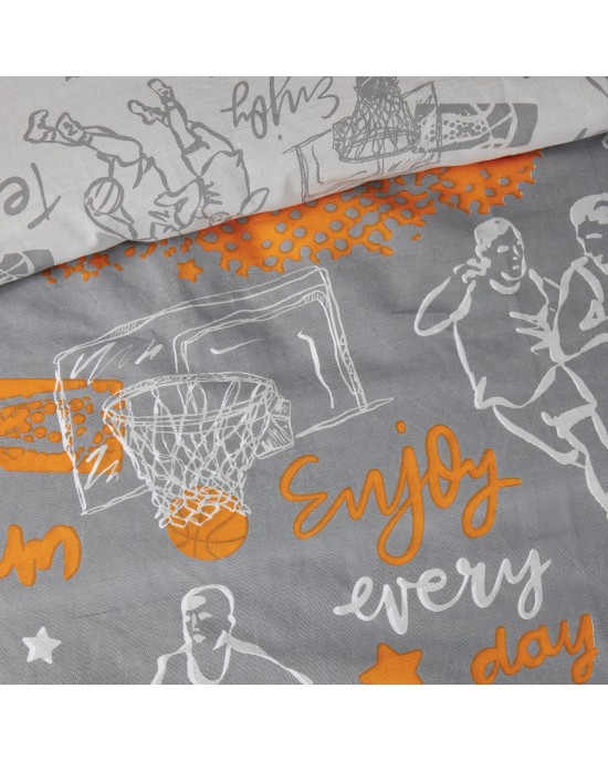 DAS KIDS ΣΕΤ ΣΕΝΤΟΝΙΑ ΜΟΝΑ 4941 GREY, ORANGE