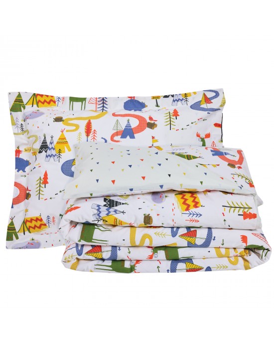 DAS KIDS ΣΕΤ ΣΕΝΤΟΝΙΑ ΜΟΝΑ 4927 BLUE, GREEN, WHITE