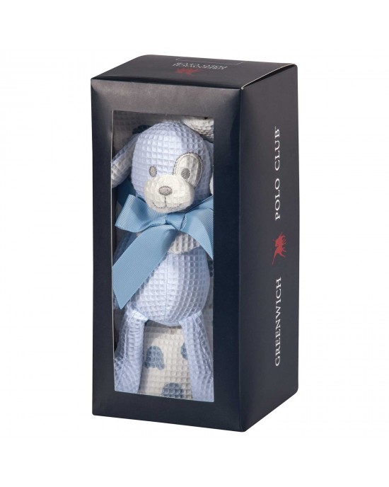 GREENWICH POLO CLUB ΚΟΥΒΕΡΤΑ ΠΙΚΕ 75X100 ΒΑΒΥ ESSENTIAL 8854 BLUE, WHITE