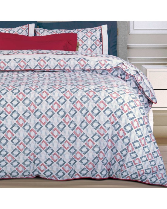 GREENWICH POLO CLUB ΣΕΤ ΣΕΝΤΟΝΙΑ KING ESSENTIAL 2269 BLUE, RED