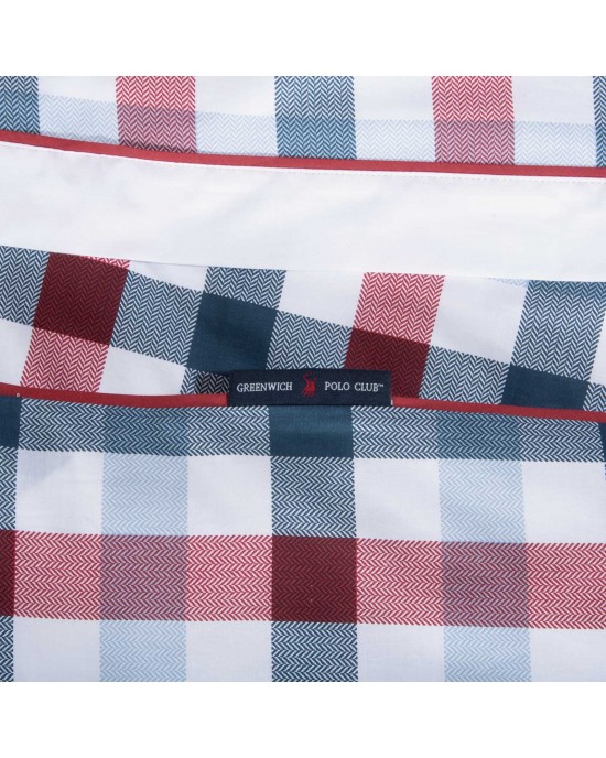 GREENWICH POLO CLUB ΣΕΤ ΣΕΝΤΟΝΙΑ KING ESSENTIAL 2266 BLUE, RED